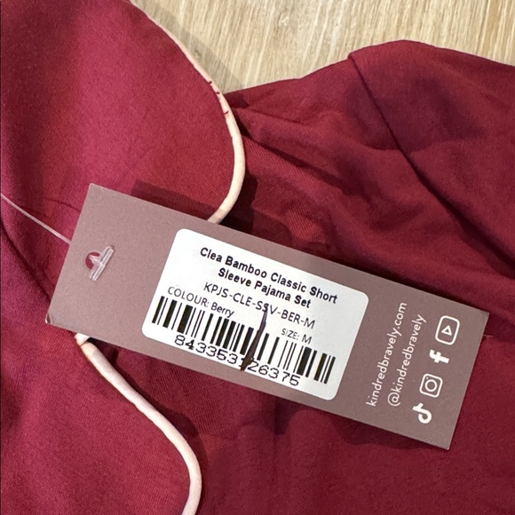 NWT - Kindred Bravely Clea Classic Short Sleeve Maternity Pajama Set -Medium - Picture 6 of 7